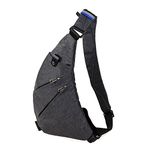 TOPNICE Sling Bag Crossbody Shoulder Chest Bags Lightweight Casual Outdoor Travel Hiking Anti Theft Sling Back Pack for Women Men(Grey)