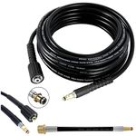 8M 26FT 2320PSI High Pressure Washer Hose Tube Water Pipe Cleaning Replacement for Karcher M22 Screw Thread and C-Clip Type Fitting Quick Connector Hose for K3, K4, K5