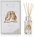 Wrendale Designs Reed Diffuser | with Love Owl Motif| Meadowsweet and White Lilac Fragrance Oil | for Bedroom, Bathroom, and Livingroom Décor | 40ml | Wax Lyrical