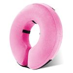 Katoggy Inflatable Dog Collar, Soft E-Collars for Dogs After Surgery, Adjustable Blow up Donut Dog Cone Collar for Small/Medium/Large Dogs and Cats