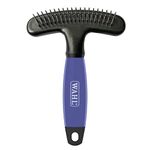 Wahl Canada Double Row Rake & Shedding Blade, Rotating Pins and Blade Teeth, Great to Remove Loose Fur and Reduce Shedding, Comfort Grip Gel Handle, Great for Dog Grooming - Model 58443