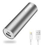 5800mAh Portable Charger For iPhone With Charging Cable, BONAI Portable Phone Charger Power Bank For iPhone 11 12 13 Max/Pro/XR/X/8/7/6/Plus(Silver)