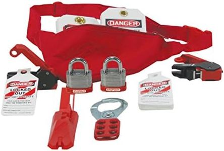 ACCUFORM SIGNS KSK115 Lockout/Tagout Pouch Kit, Red