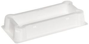 Heathrow Scientific HD20521A Clear PVC Non-Sterile Multi-Channel Reagent Reservoir, 55ml Volume (Pack of 100)