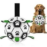 Dog Toys Soccer Ball with Grab Tabs