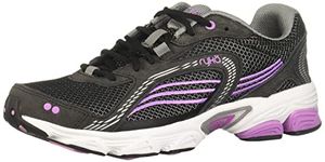 Ryka womens Ultimate Running Shoe, Black, 5.5 US