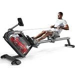 JOROTO Water Rowing Machine for Home Gym, 50°Incline Enhanced Resistance Rower 150KG Weight Capacity with Bluetooth Connection, 44 Days Kinomap APP Membership