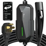 Tera 2025 New Electric Vehicle Charger for Tesla Most Compact 40A 25FT NACS ETL FCC Level 2 NEMA 14-50 & NEMA 5-15 Level 1 Waterproof Patent IP66 Portable EV Charger for Tesla Y/3/S/X Cybertruck P05