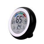 HASTHIP® LCD Digital Indoor Hygrometer Thermometer Humidity Guage Accurate Temperature Monitor Meter Air Comfort Indicator with Stand for Home Office Indoor Green House(Battery Not Included)