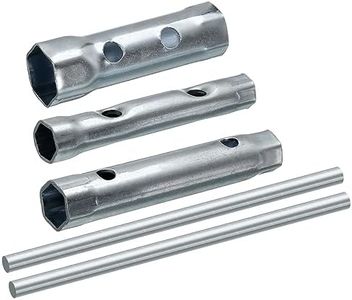 uxcell 3 Pcs Dual-Ended Wrench Socket Spark Plug Spanner Set (16/18mm, 10/12mm, 8/10mm)