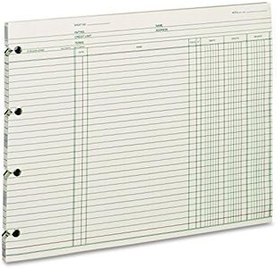 Wilson Jones GN2D Accounting, 9-1/4 x 11-7/8 (Pack of 100 Loose Sheets) Green