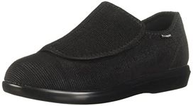 Propét Men's Cush N Foot Slipper, Black Corduroy, 15 UK