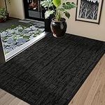 COSY HOMEER Nonslip Door Mat for Indoor, Absorbent Dirt Trapper Front Entryway Door Mat, 100% Polyester Welcome Entrance Mat Rug Modern Style, 60 x 90 cm