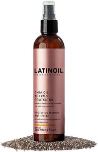 LATINOIL Chia Oil Heat Protectant Spray For Hair - Hair Thermal Protection Shield From Heat - Leave In Conditioner - Anti Frizz Moisturizer (8 Oz)