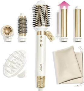 6 in 1 Hot Air Styler, Upgraded Barrel, Diffuser, Powerful High Speed Dryer