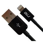 RND Power Solutions Apple Certified Lightning to USB 3.3FT Cable for iPhone, iPod Data Sync and Charge (3.3'/1 Meter/Black)