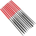 10Pcs Needle File Set Hardened Allo