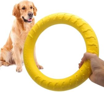 DLDER Indestructible Dog Toys Dog Chew Toy for Aggressive Chewers Flying Discs for Medium/Large Breeds Dog Training Ring,Floating Dog Ring Toys for Throwing,Catching, Flying Lightweight Dog Toy