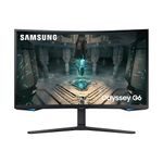 Samsung Odyssey G6 LS32BG650EUXXU 32" Curved Smart Gaming Monitor with Speakers - QHD 2560x1440, 240Hz, 1ms, Speakers, HDMI 2.1, Full Smart Platform, Freesync Premium Pro, Height Adjust