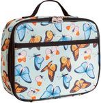 Butterfly Lunch Box for Girls, Kids, Teens, Kids' Lunch Box with Soft Sided Compartments, Insulated Lunch Bag for School, Spacious, BPA Free, Food Safe, 10.8in x 8.5in x 2.8in