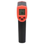 ViaGasaFamido HW600 Non‑Contact Object Infrared Thermometer, LCD Digital Temperature Built‑in Laser Measuring Thermometer for Measuring the Surface of Object.(red),Infrared and Laser Thermometers