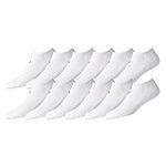 FootJoy (FOOZW) Men's ComfortSof Low Cut 12-Pack Socks White Size 7-12