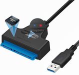 KingData USB 3.0 to SATA Adapter Cable for 2.5" SSD HDD Drives - SATA to USB 3.0 External Converter and Cable, USB 3.0 - SATA III converter