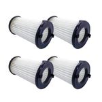 Rediboom 4-Pack AEF150 Replacement Filters Compatible with AEG Ergorapido CX7-2 Models CX7-2-45AN, CX7-2-45BM, CX7-2-35FFP, CX7-2-30GM