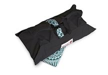 Sweet Goodbye Cocoon® - Eco-Friendly Pet Burial & Cremation Ceremony Kit (Classic Cotton)- Casket for All Pets & Breeds - Dogs Cats Rabbits Birds & More (Choose Size & Color) (XS, Black/Teal Green)