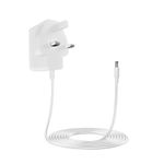 Power Adapter Compatible with 4VWIN Wireless Driveway Alarm Dome Security Camera Outdoor Security Camera WIFI IP Security Camera AC Power Cable 6V Wall Charger Replacement Charger Cord 4.9Ft White