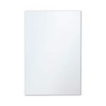 The Better Bevel Frameless Rectangle Wall Mirror with Polished Edge | 24-inch x 36-inch | Bathroom, Vanity, Bedroom Rectangular Mirror