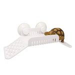 Mistletoe Turtle Basking Floating for Fish Tank Aquarium Dock Floating Decoration (White) (Pack of 1)