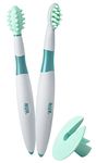 Nuk Training Toothbrush Set with Protective Ring (Colours May Vary)