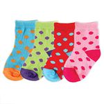 Luvable Friends Men's Basic Crew Socks 4-Pack,