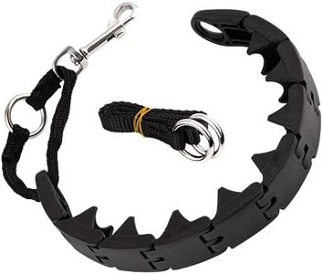 Ram-Pro Dog Training Pinch Collar Large Triple Crown Gentle Effective/No Barking Control for All Breeds