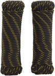 2 Pack 1/4 Inch x 100 Ft Braided Ny