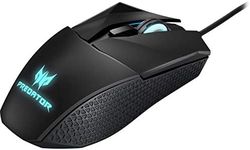 Acer Predator Cestus 300 RGB Gaming Mouse – Dual Omron switches 70M click lifetime, On board memory and programmable buttons,Black