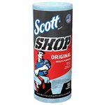 Scott Shop Towels Original 75130 - Heavy Duty Blue Towels - 1 Blue Roll x 55 Disposable Towels