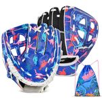 Ausletie Kids Baseball Glove,Softball Gloves,Baseball Softball Mitt for Kids Girls Toddlers, Tee Ball Glove for Training and Beginner Play, Left Hand Glove, Right Hand Throw