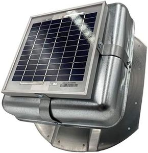 Solar RoofBlaster for 3.5" ribbed Conex Shipping Container (Galvanized)