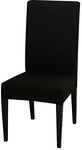 UP 10 Pcs Dining Chair Cover Stretch Removable Slipcover Washable Banquet Event (1, Black)