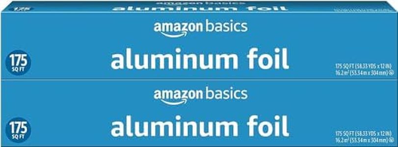 Amazon Basics Aluminum Foil, 175 Sq Ft, Pack of 2