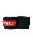 Invincible Classic Hand Wraps Black, 2.5 Meter Without Mesh Carry Bag