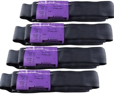 Black Spanset Polyester Round Sling -2,600 lb. Vertical Capacity, 5,200 lbs Basket - Heavy Duty Lifting Strap for Aerial Circus or Strage Use 2 Pack (Puple -Vertical Capacity 2,600 lbs, 3FT)