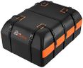 Car Rooftop Cargo Carrier Bag, 21 Cubic Feet 100% Waterproof Heavy Duty 840D Car Roof Bag for All Vehicle with/Without Racks - Anti-Slip Mat, 6 Door Hooks, Storage Bags, 2 Extra Straps, Luggage Lock