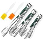 Barbecue Tongs Set of 3, Stainless 