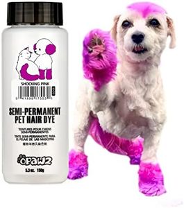 OPAWZ Semi-Permanent Dog Hair Dye, Food-Grade Pigment Dog Dye, Non-Toxic Pet Hair Dye for Dogs, Cats and All Pets Can be Bathed (Shocking Pink)