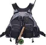 Kylebooker Fly Fishing Vest Pack Adjustable for Men and Women