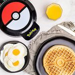 Uncanny Brands Pokémon Waffle Maker - Make Bounty Pokeball Waffles - Kitchen Appliance