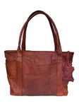 MADOSH - MAD OVERSHOPPING Women's Handbag (Brown)